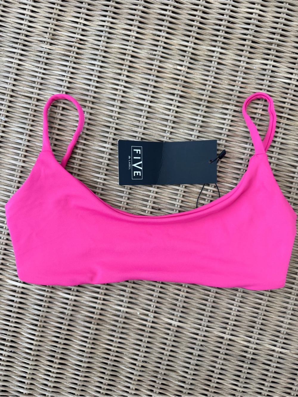 FIVE THE LABEL Pink Ease Bralette Size Adult XS